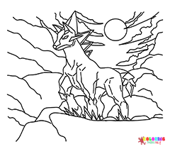 Glastrier Coloring Pages