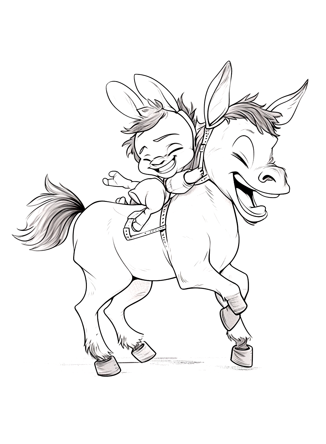 Joyeux âne de Donkey