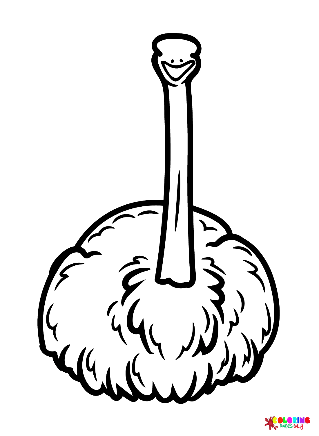 Веселый страус от страуса