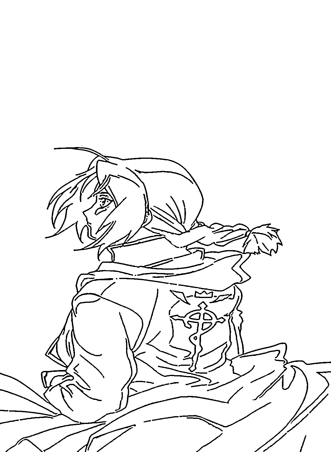 Images Edward Elric Coloring Pages