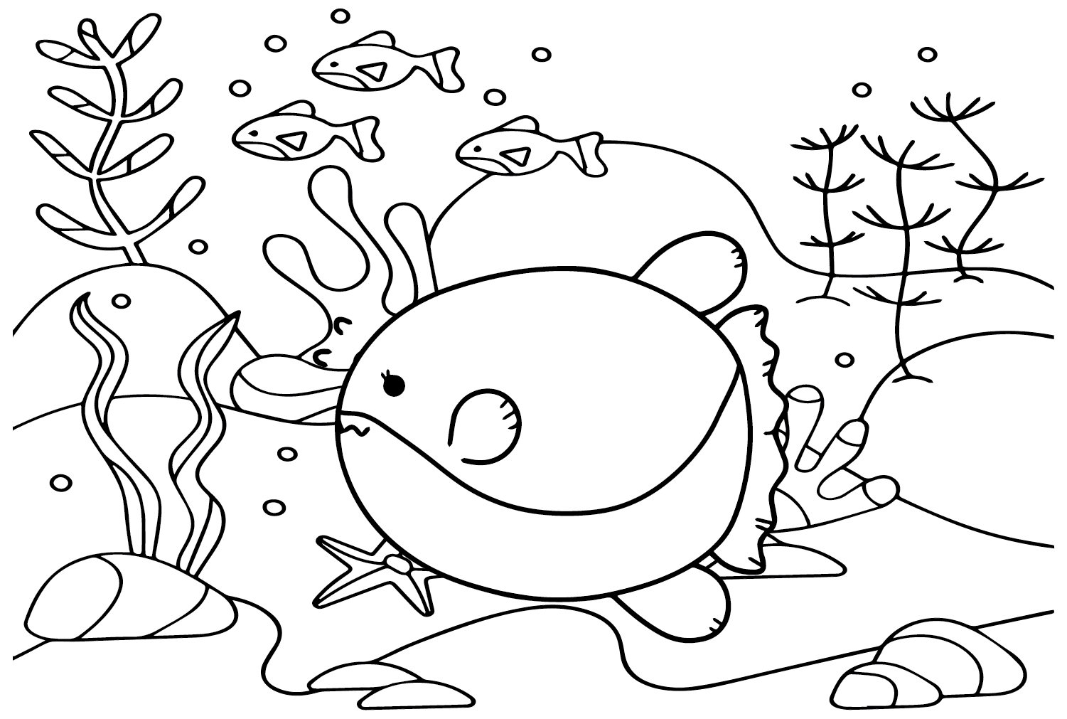 desenhos para colorir kawaii 200 –  – Desenhos para