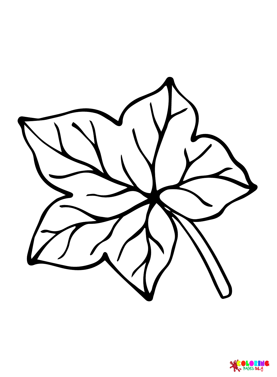 Leaf Printable from Leaves