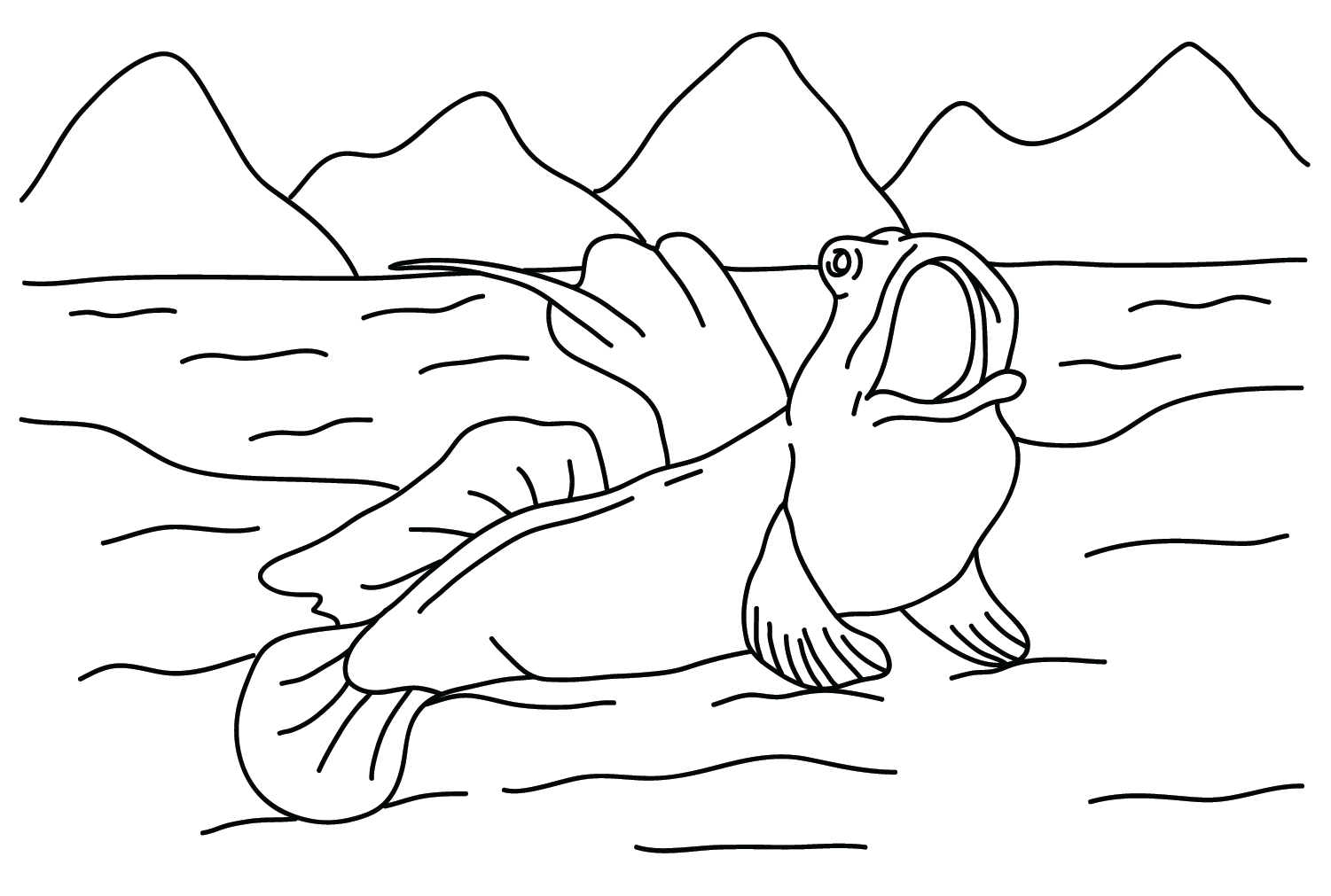 Рыба-прыгун из Mudskipper
