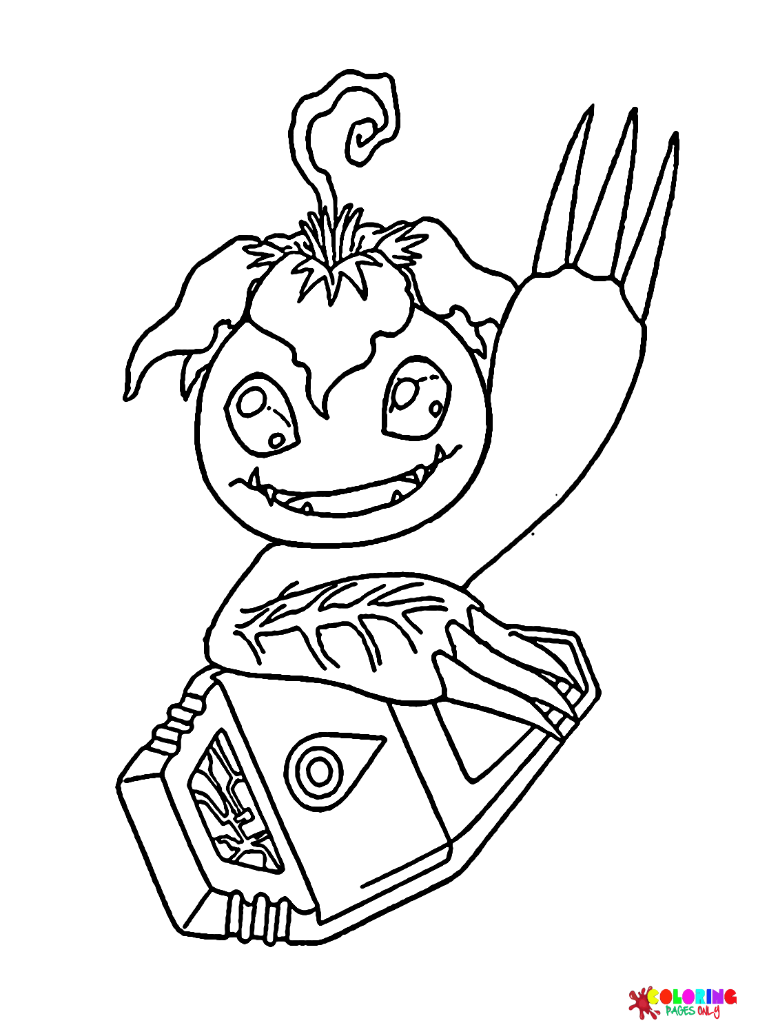 Palmon from Digimon Coloring Page