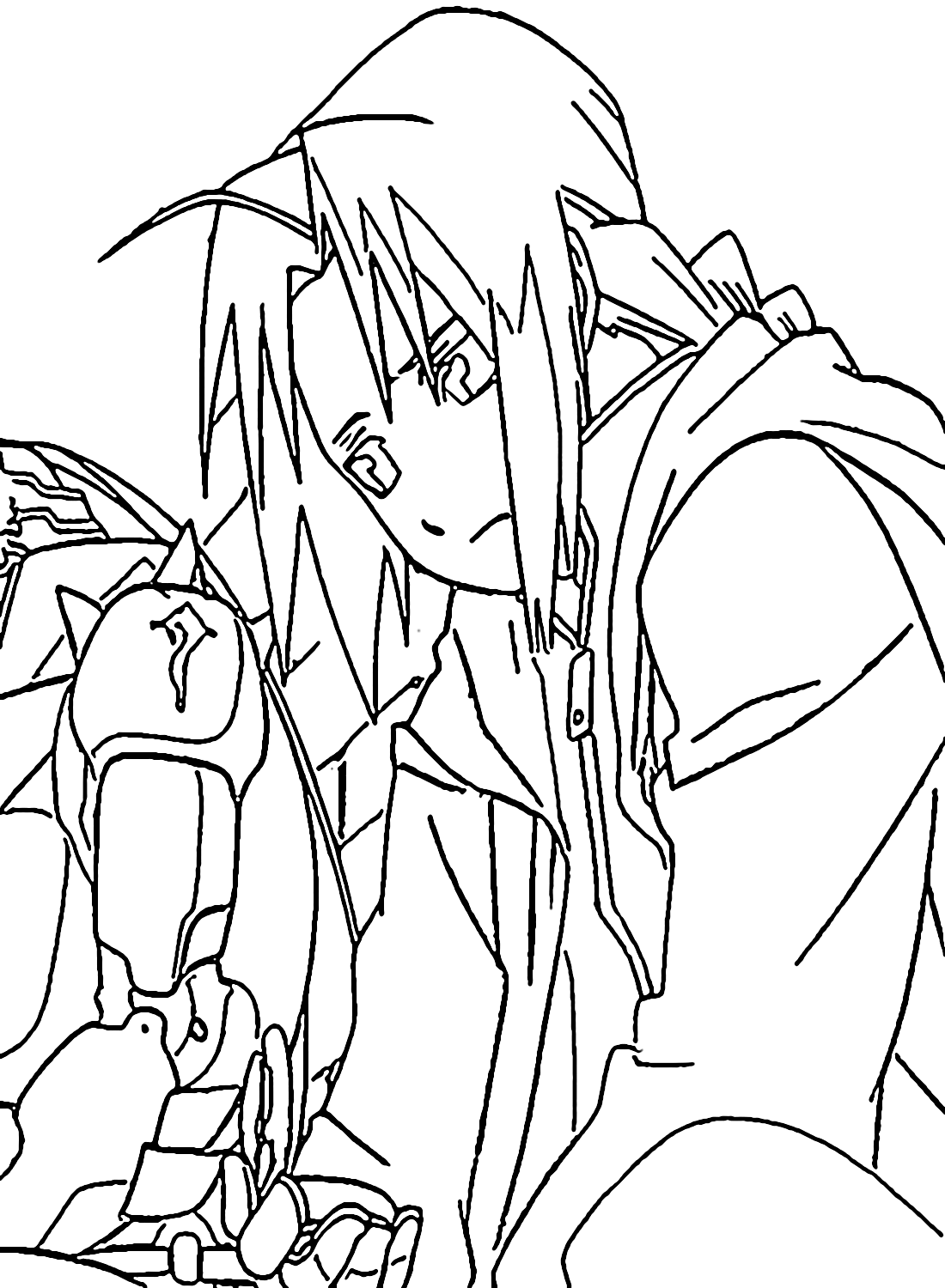 Pictures Edward Elric Coloring Pages