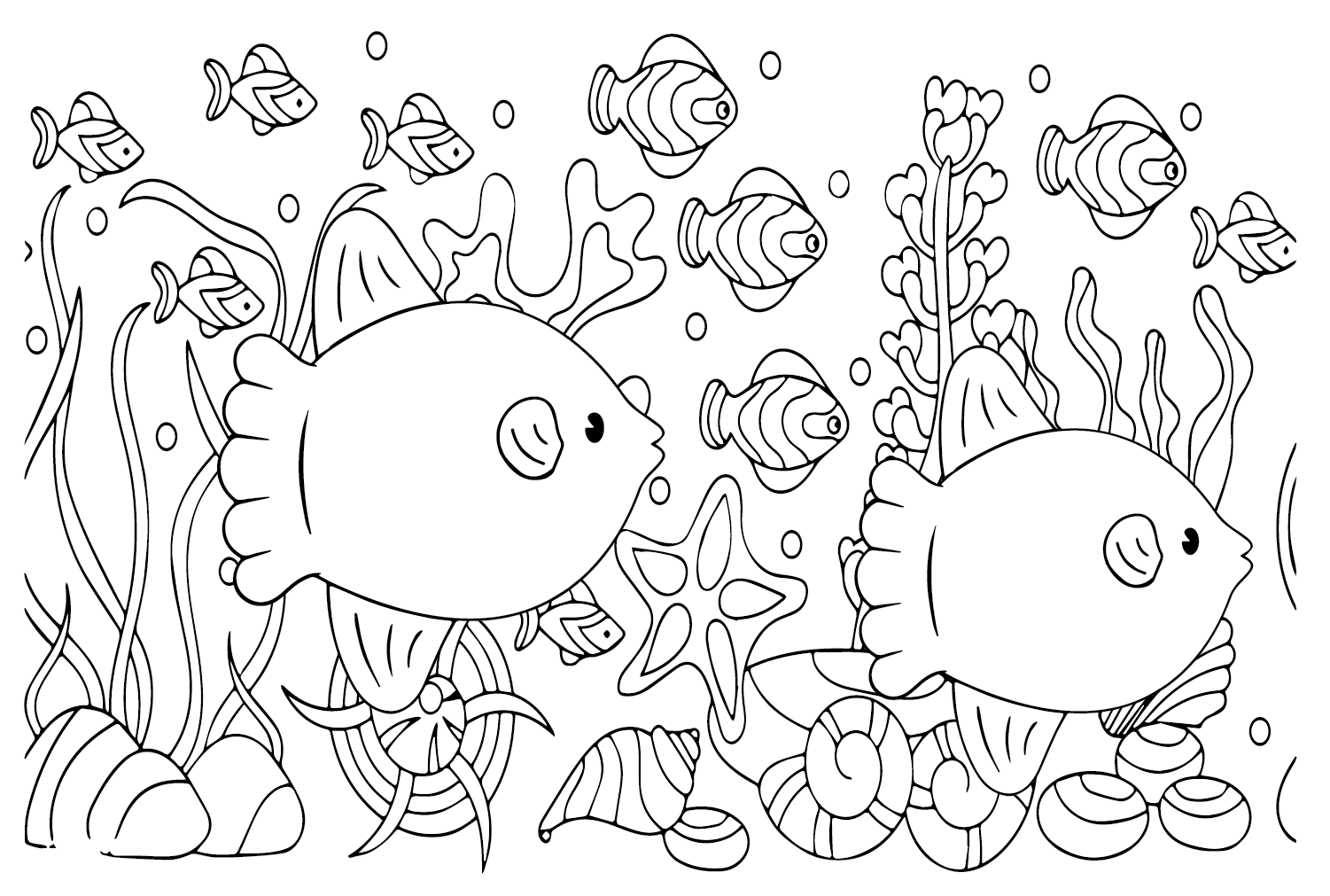 Pictures of Ocean Sunfish Coloring Page - Free Printable Coloring Pages