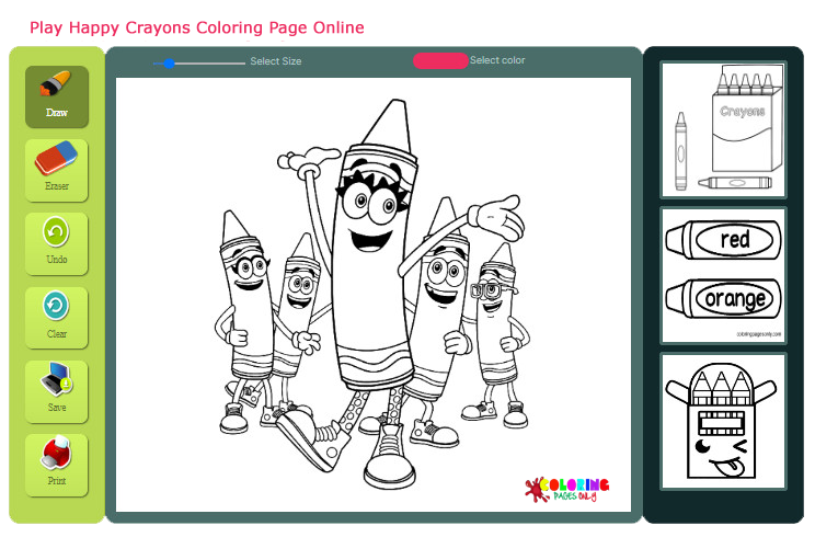 Jogue páginas para colorir online