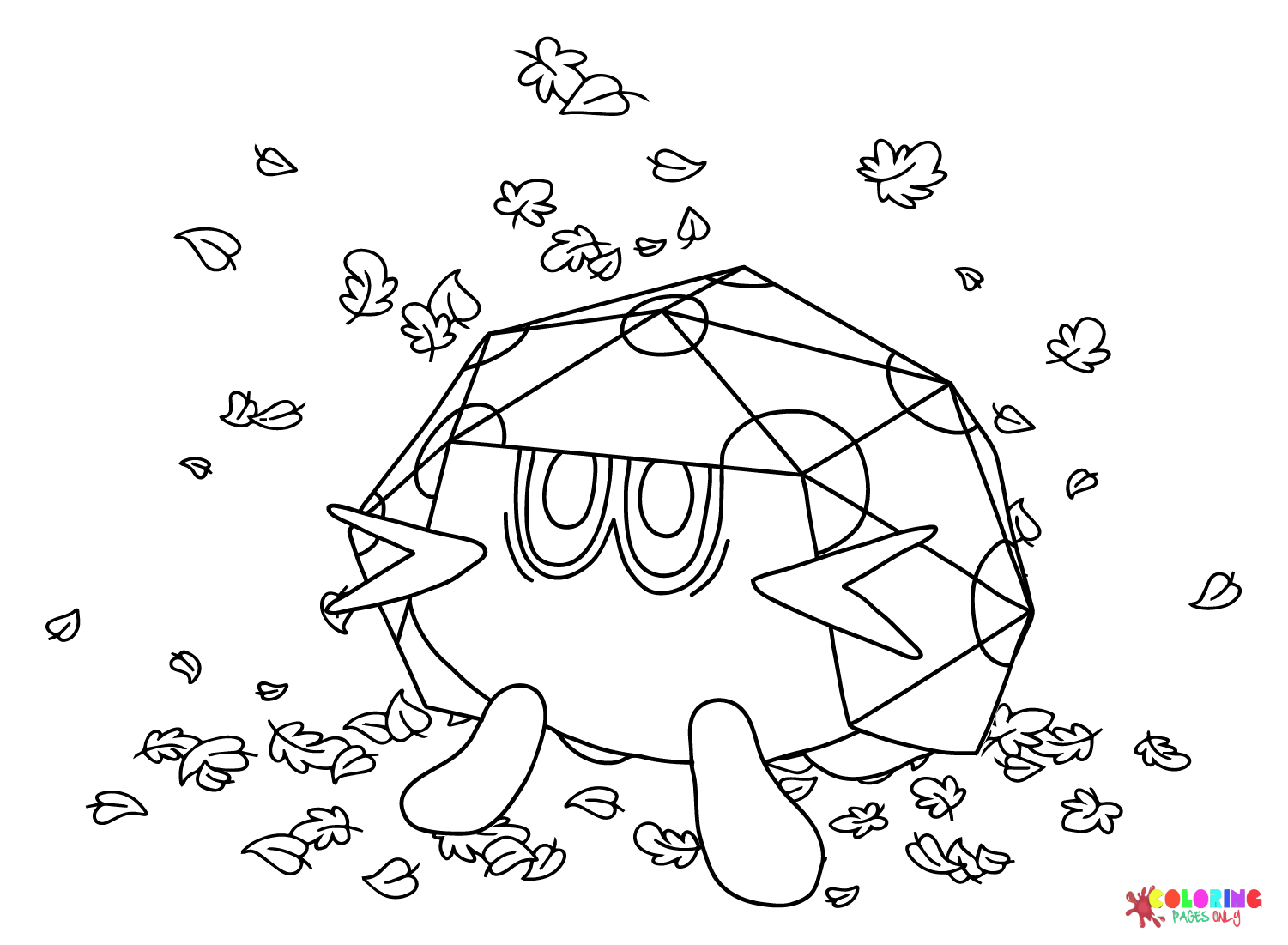 The Pokemon Dottler Coloring Pages - Free Printable Coloring Pages