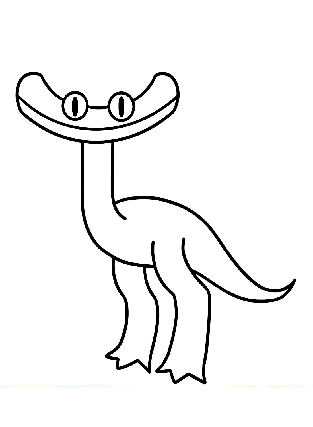 Cyan Rainbow Friends Coloring Pages Free Printable Coloring Pages