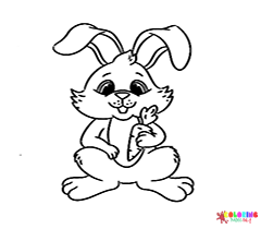 Rabbit Coloring Pages