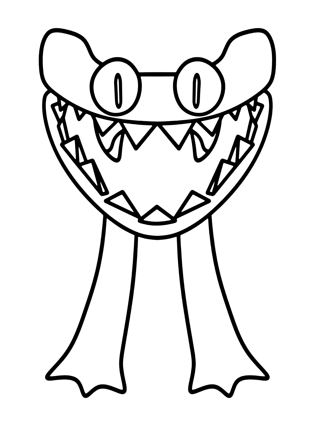 Rainbow Friends Cyan Images Coloring Page Free Printable Coloring Pages