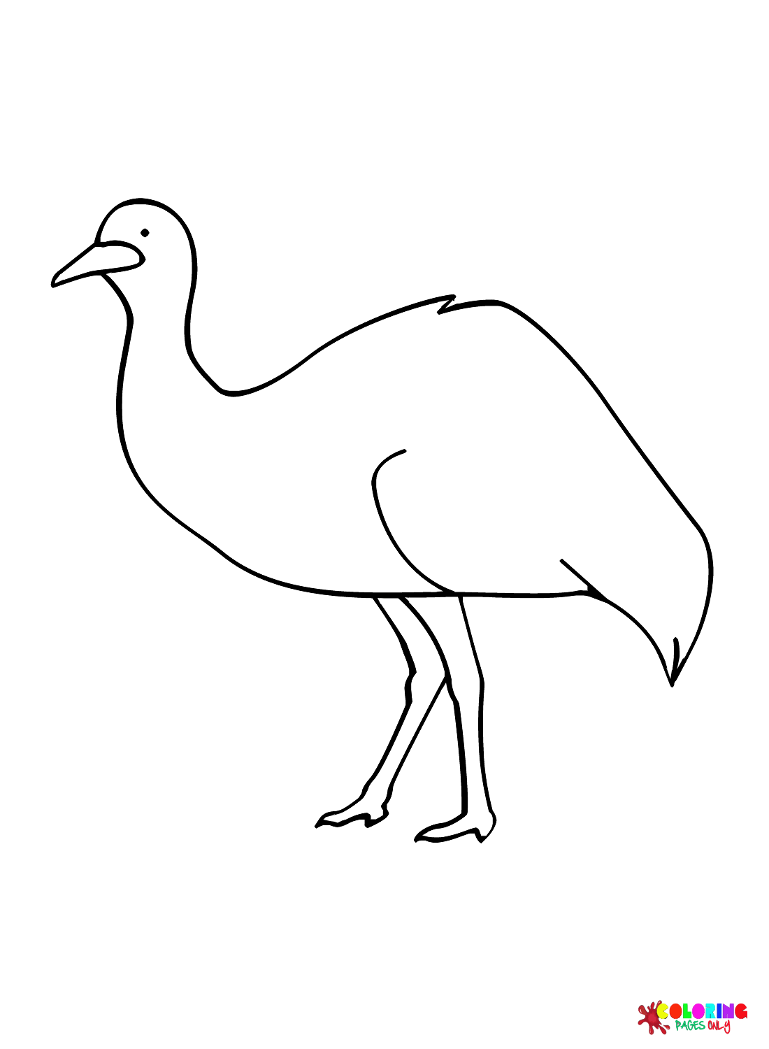 Eenvoudige Emu van Emu