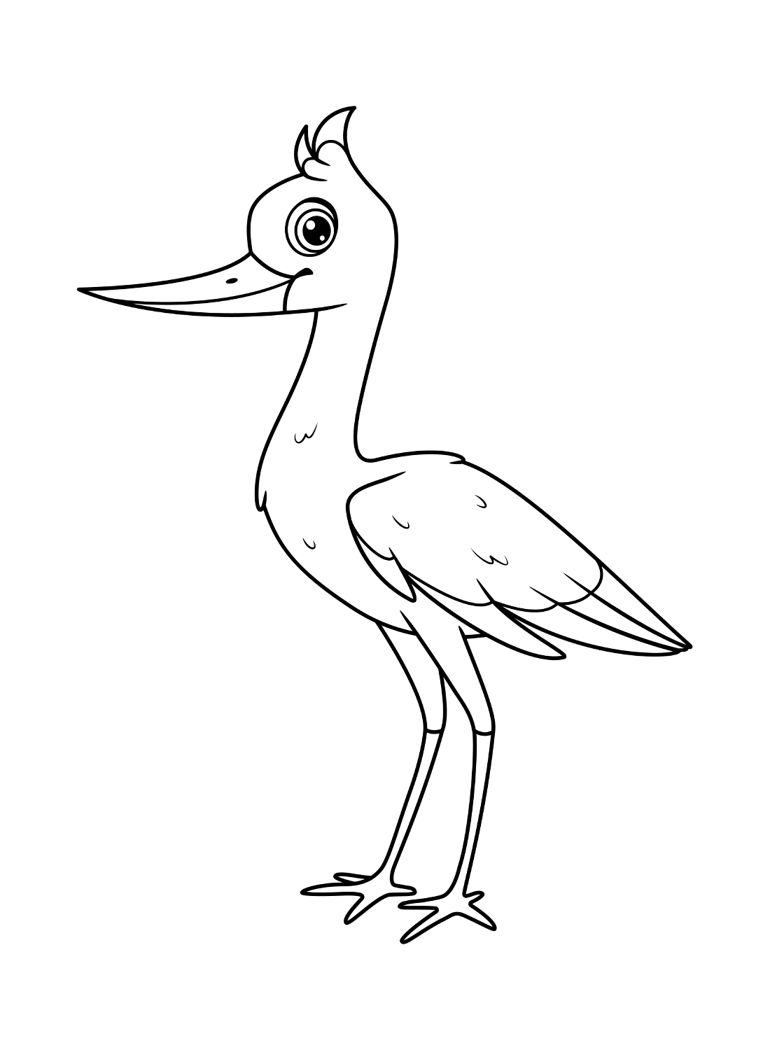 Улыбающийся аист из Stork