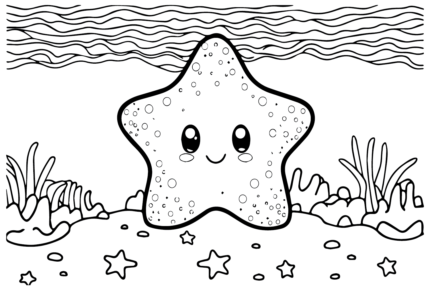 Estrela do Mar Kawaii de Estrela do Mar