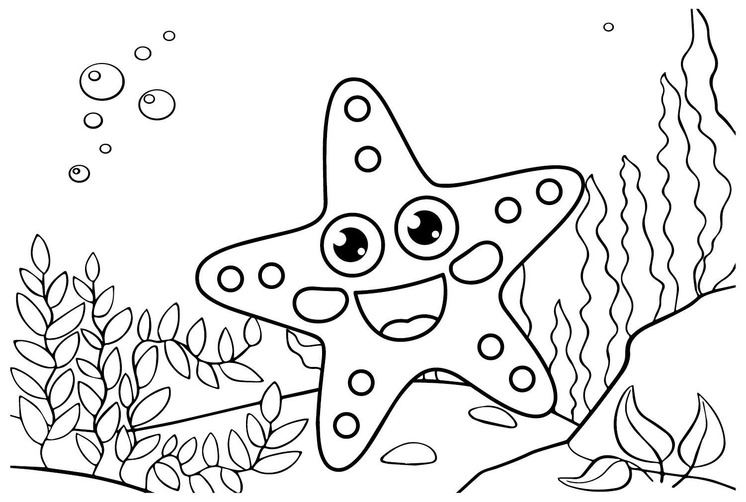 Starfish Pictures Coloring Page - Free Printable Coloring Pages