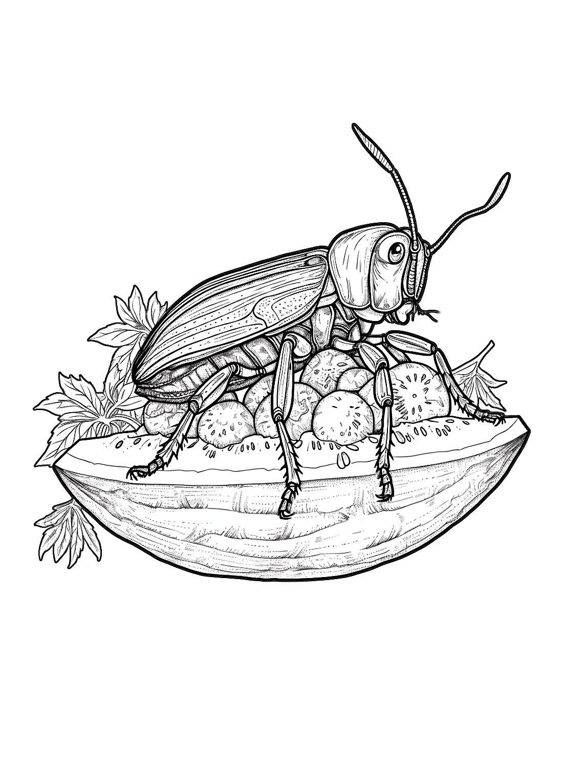Lo scarafaggio e i frutti dello scarafaggio