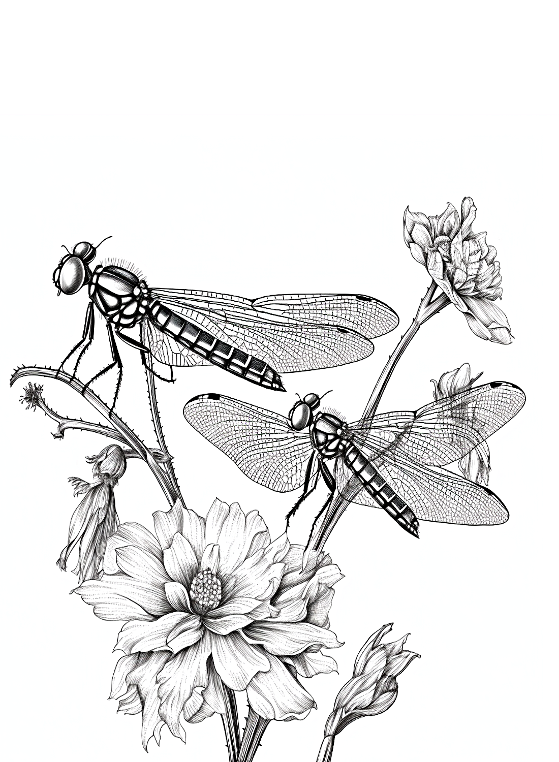 The Damselfly and the daisy from Damselfly