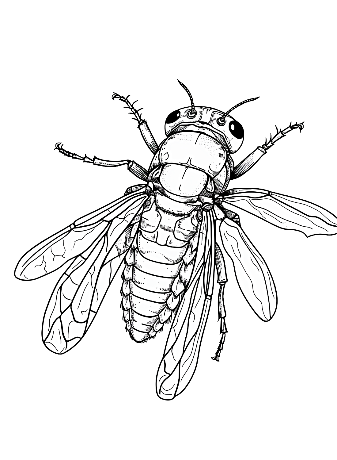 De leuke cicade van Cicada