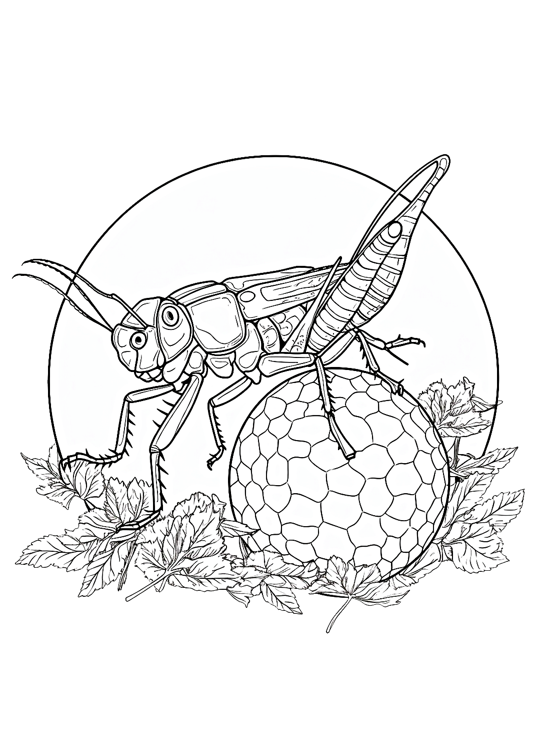 Los Locust y un globo gigante de Locust.