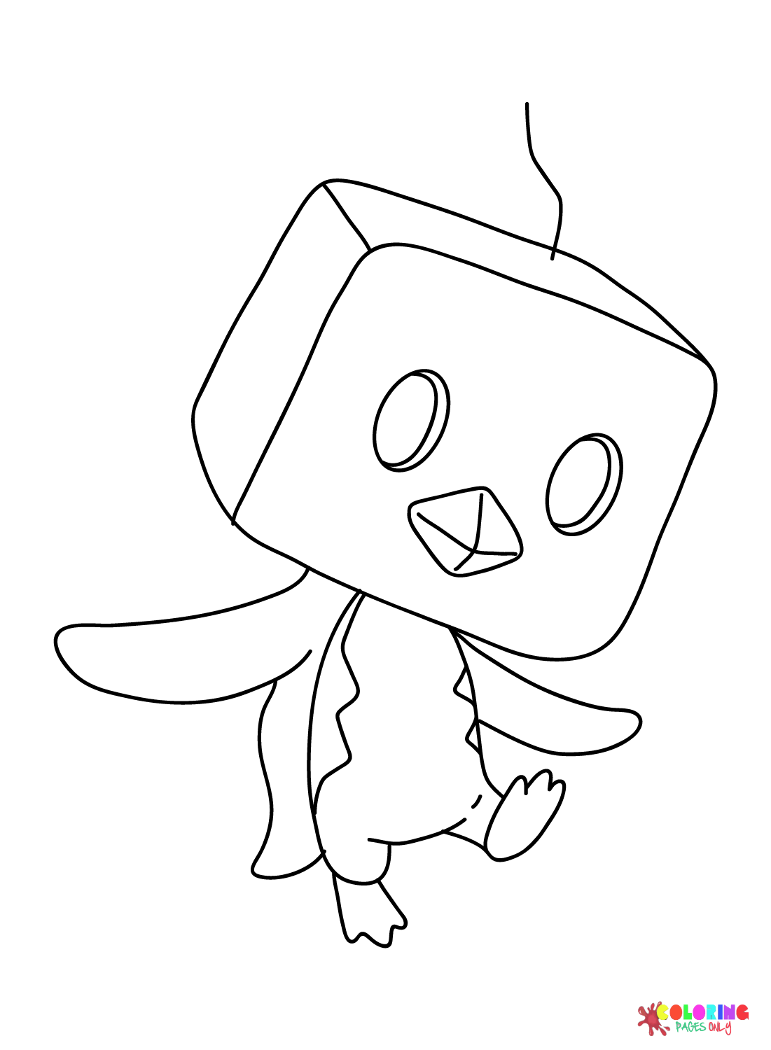 The Pokemon Eiscue Coloring Page