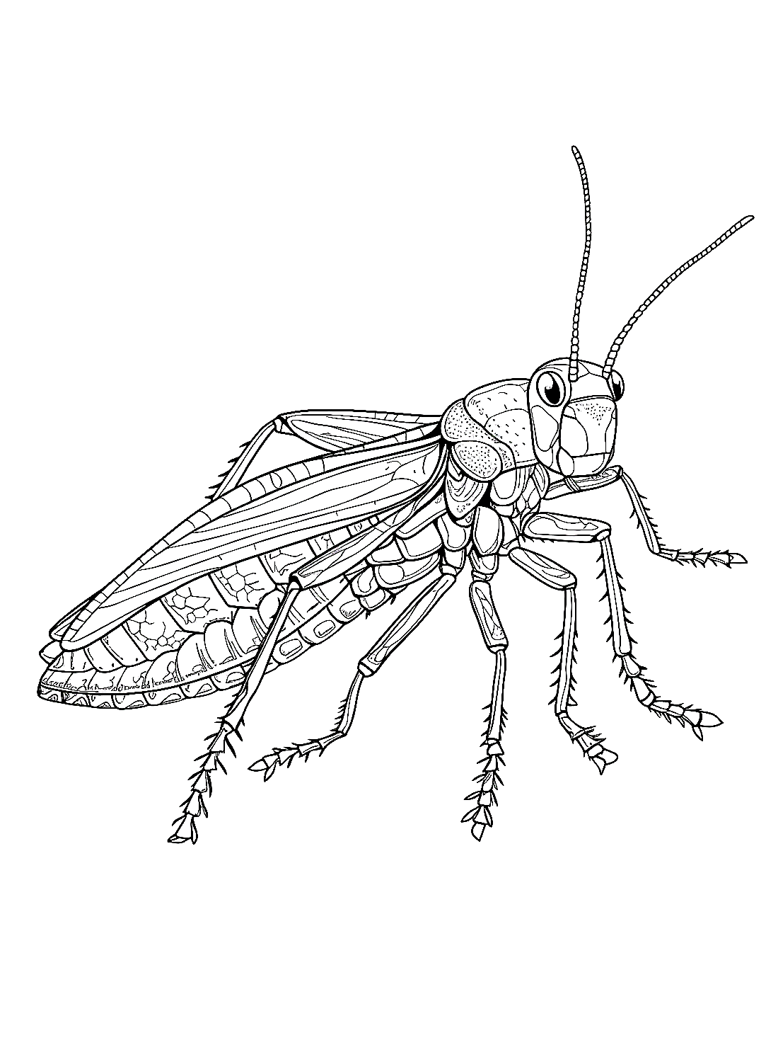 La linda langosta de Locust