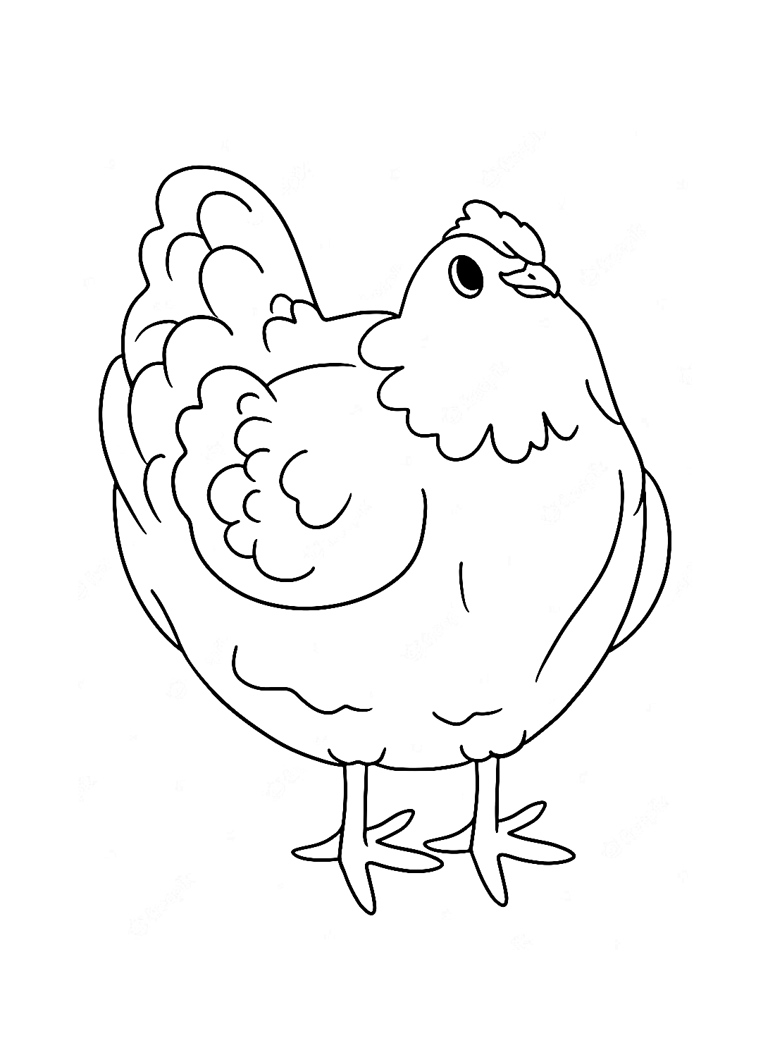Толстая курица из Hen
