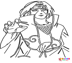 Uchiha Itachi Coloring Pages