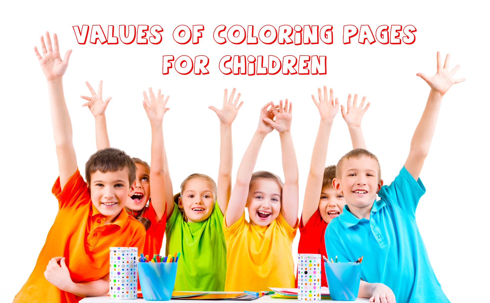 Values of coloring pages for children