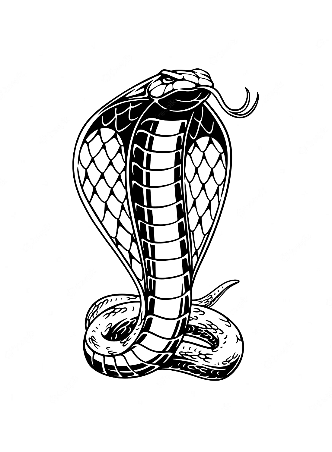 Zeer eenvoudige Cobra van Cobra