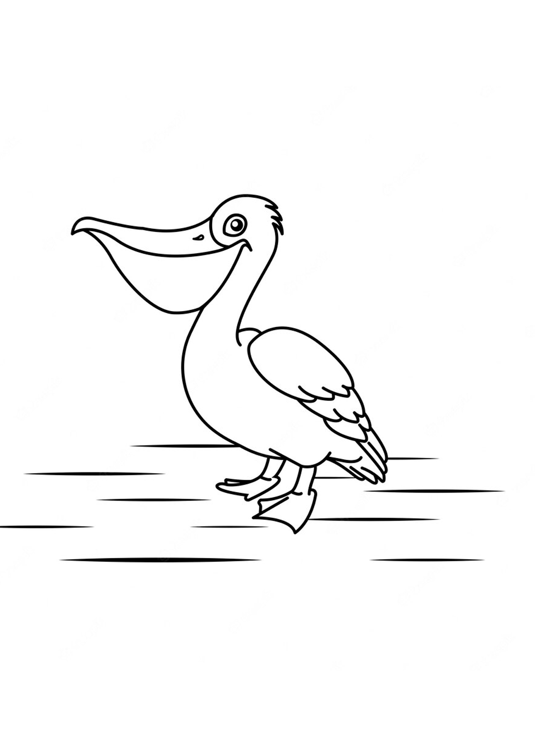 Sehr einfacher Pelikan von Pelican