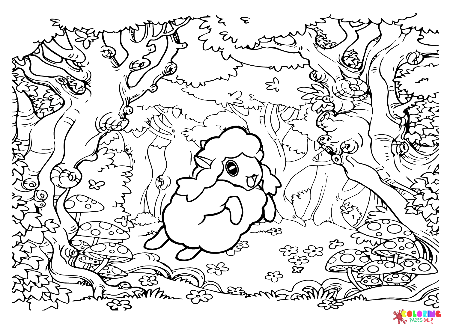 Wooloo to Print Coloring Pages - Wooloo Coloring Pages - Раскраски для ...