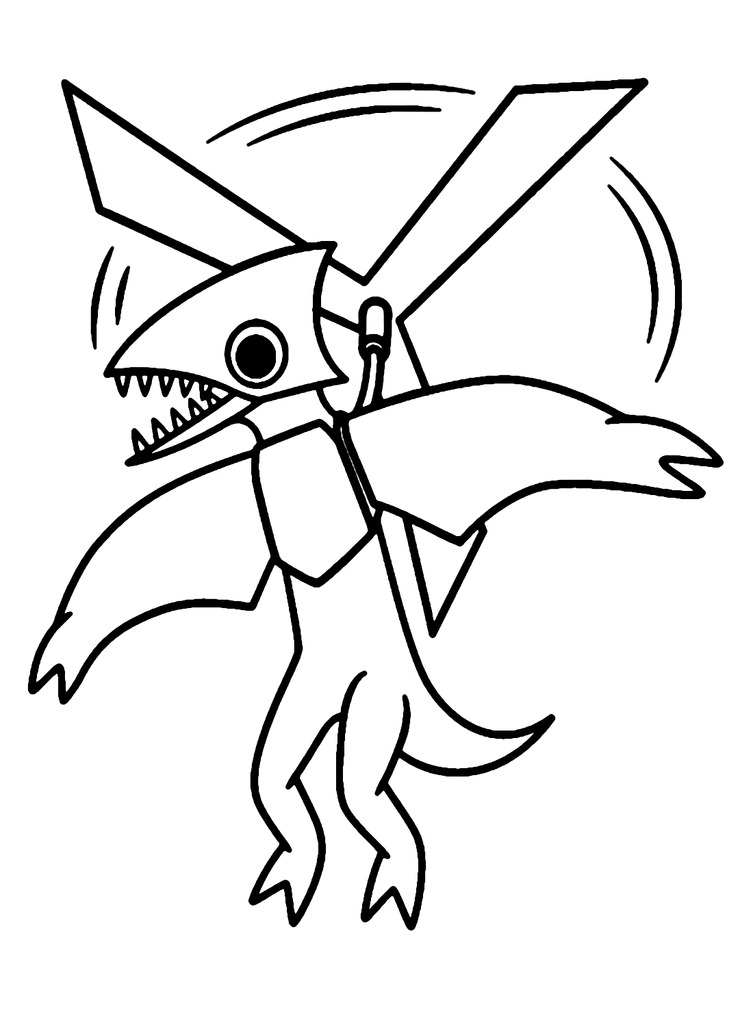 Yellow In Rainbow Friends 2 Coloring Pages Free Printable Coloring Pages