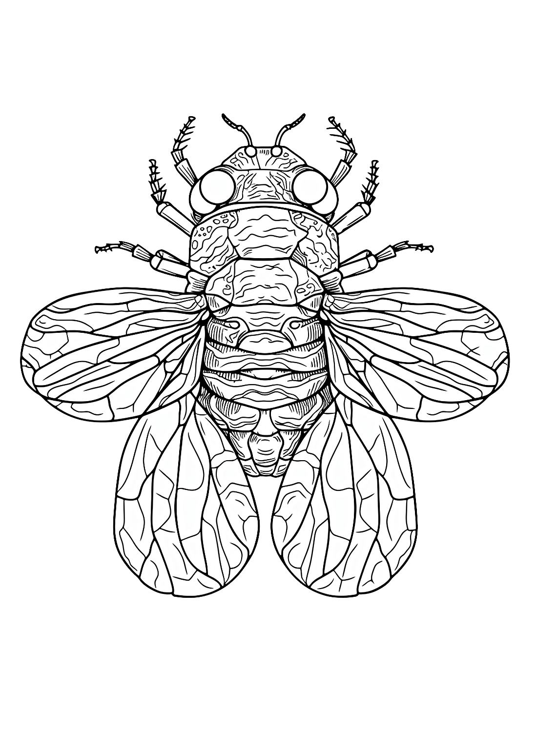 Een unieke Cicade van Cicada
