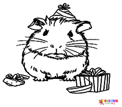 Guinea Pig Coloring Pages