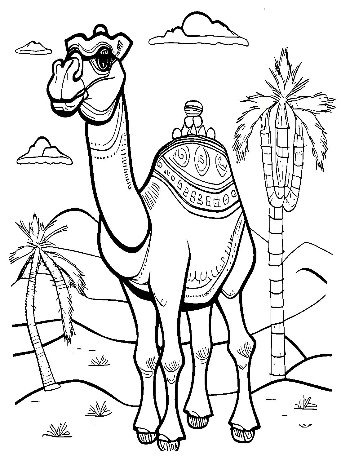 Camello blanco y negro de Camel