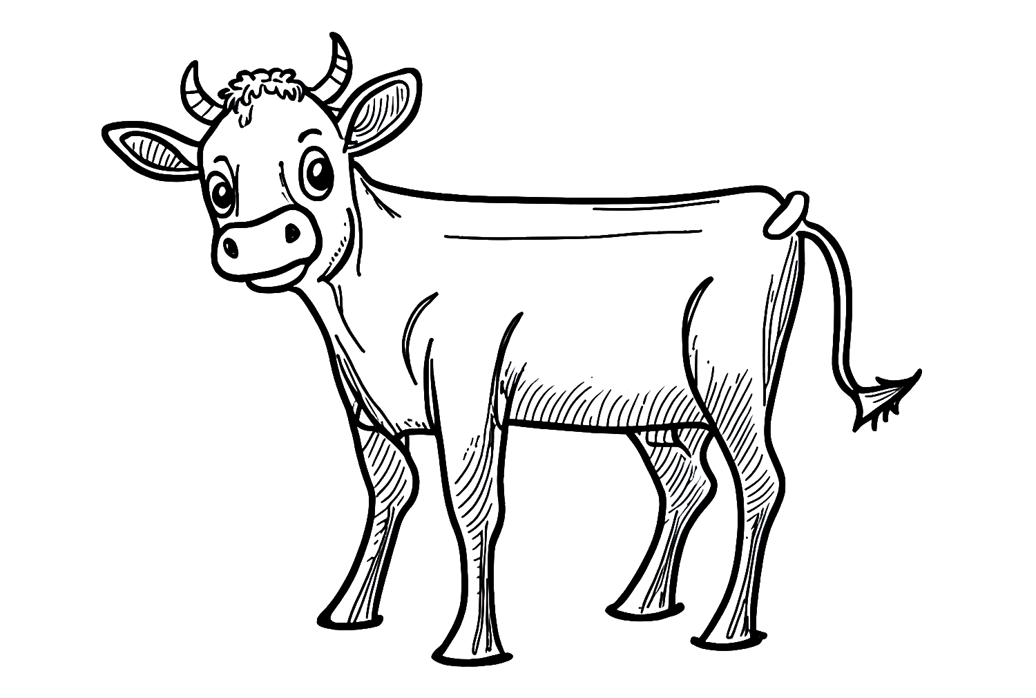 Profilo del vitello dal vitello