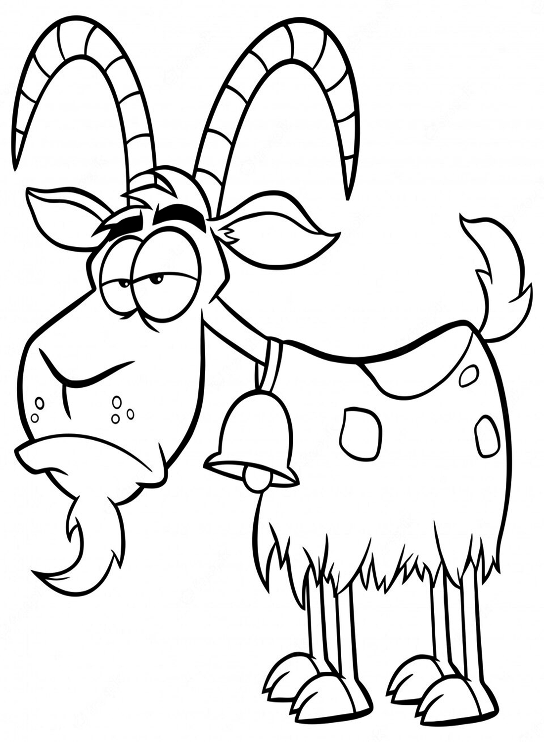 Cartoon Funny Mouflon from Mouflon