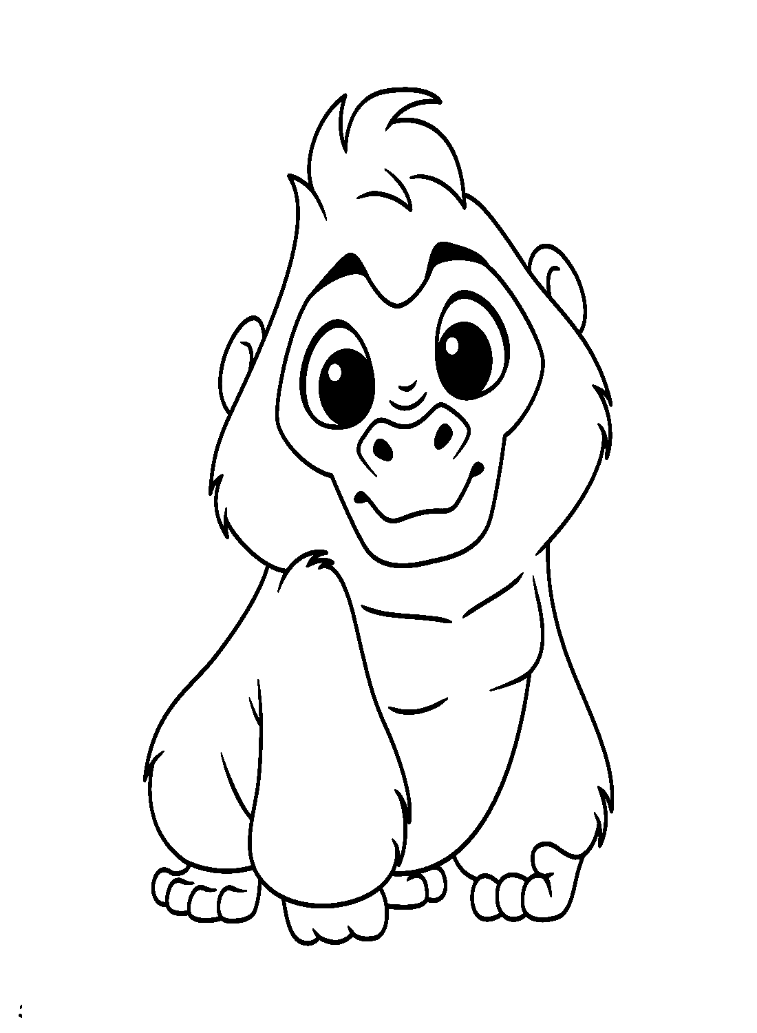 Gorilla cartone animato di Gorilla
