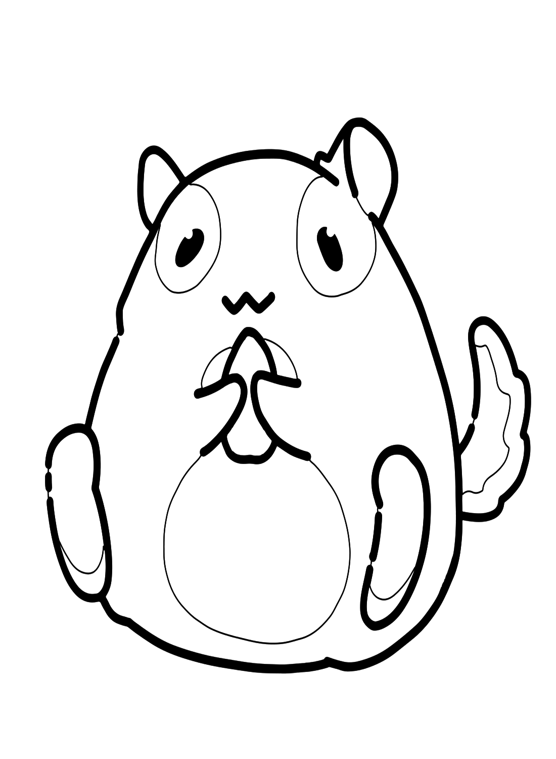 Cute Cartoon Chinchilla from Chinchilla