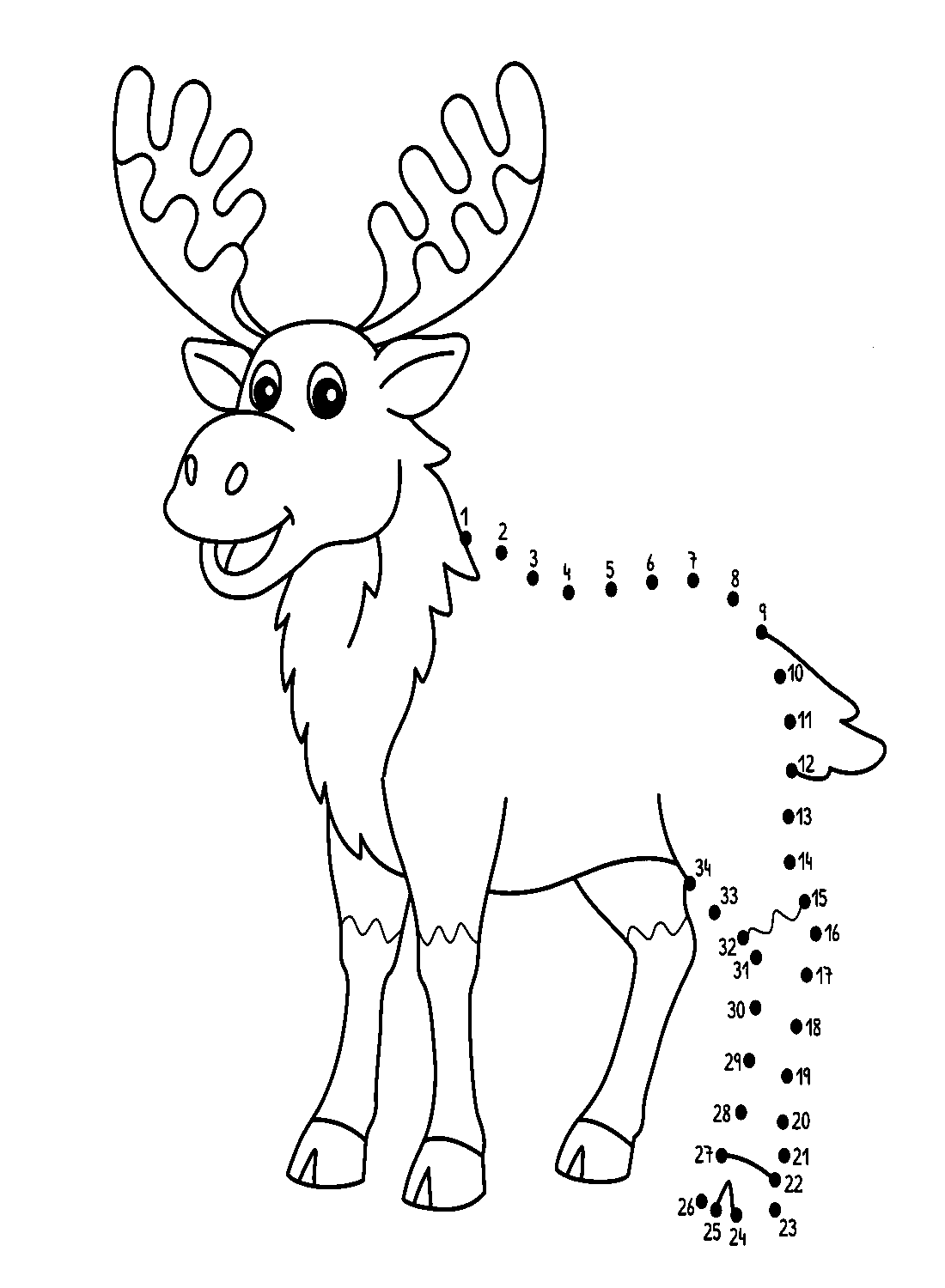Dot To Dot Elk from Elk