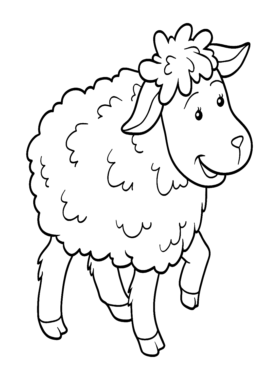 Joyeux agneau d'agneau
