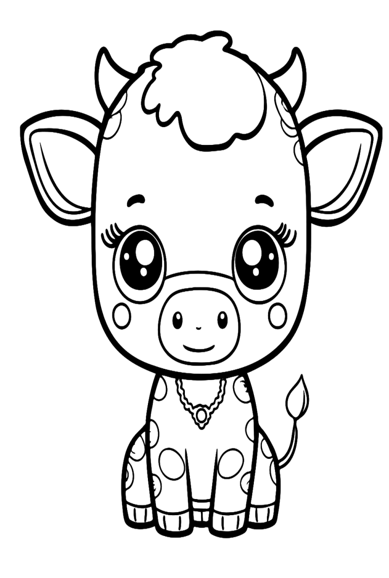 33 Calf Coloring Pages - Free & Printable for Kids and Adults