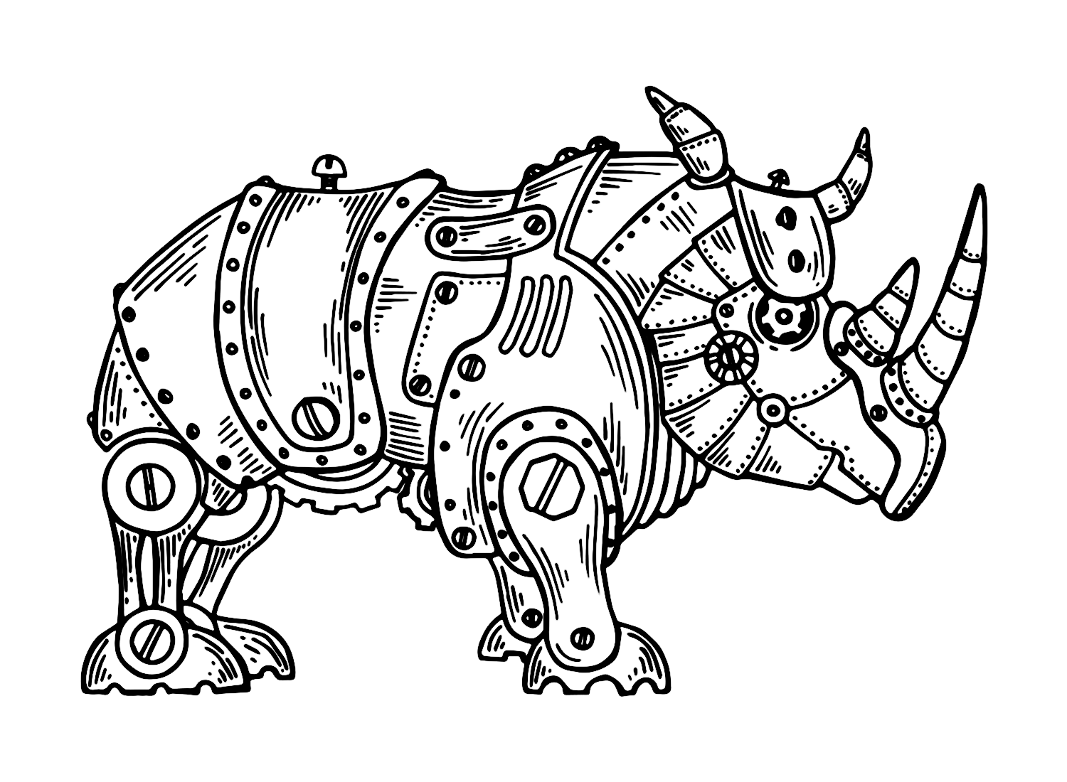 وحيد القرن الميكانيكي من وحيد القرن