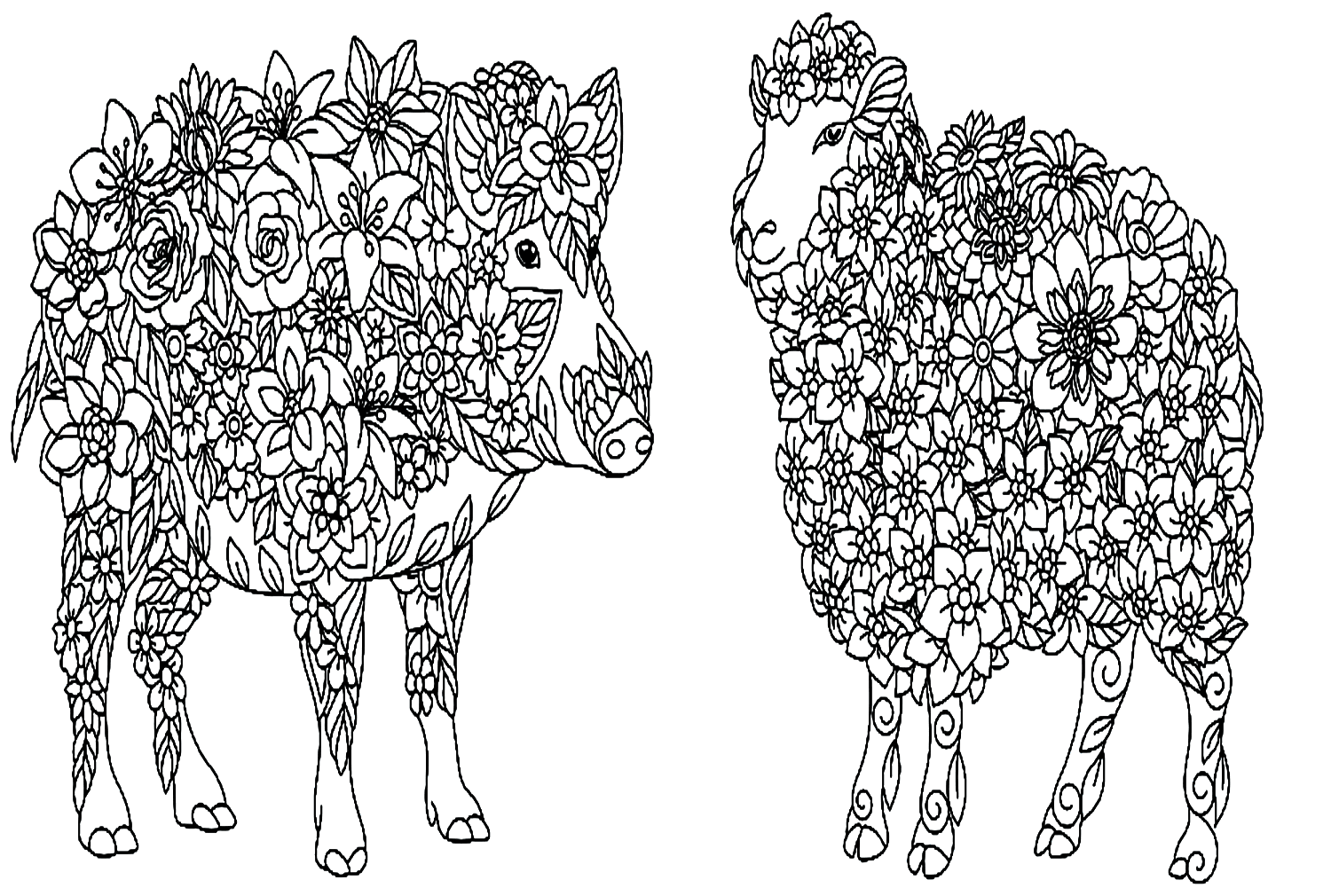 Maiale e agnellino di Lamb