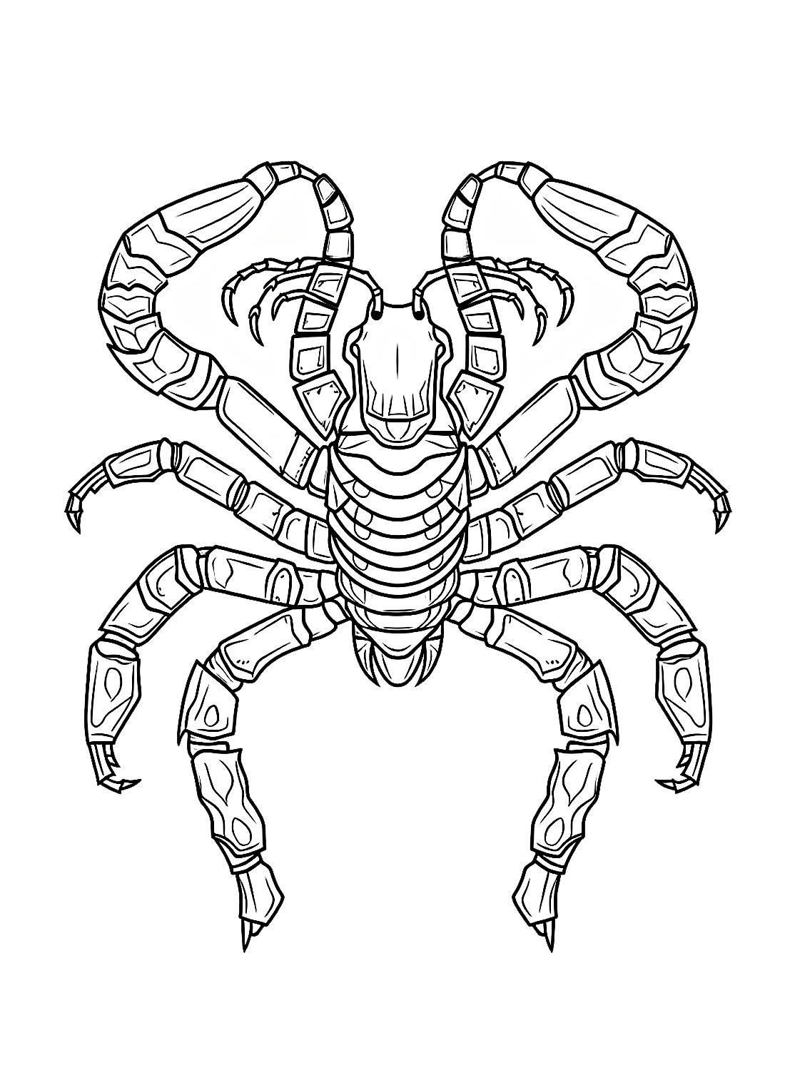 printable Scorpion from Scorpions