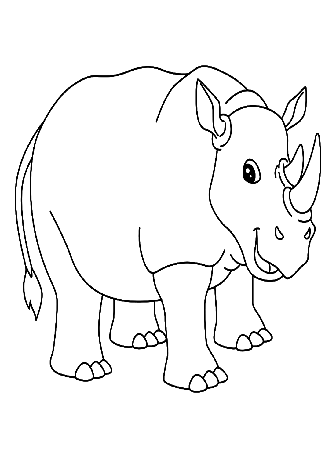 وحيد القرن البسيط من وحيد القرن