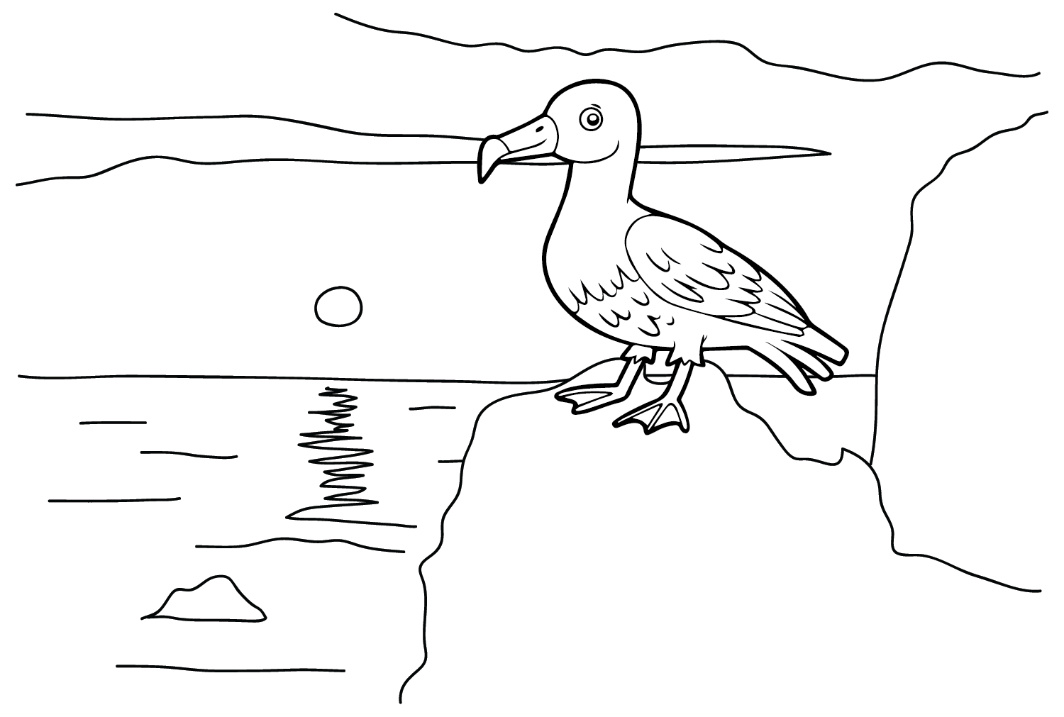 Раскраски Альбатросы, которые можно скачать с сайта Albatross