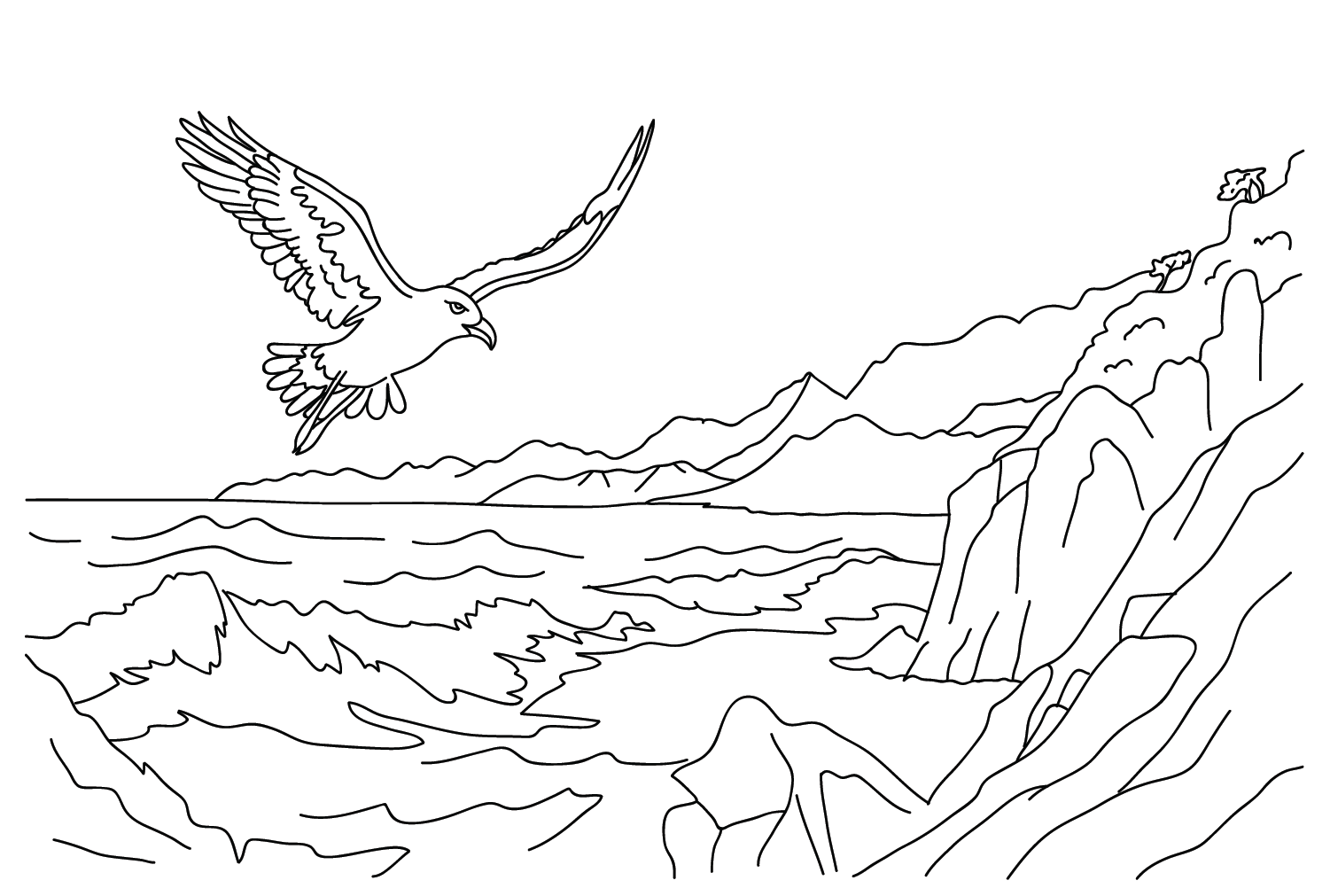Albatross Coloring Pages to Print from Albatross