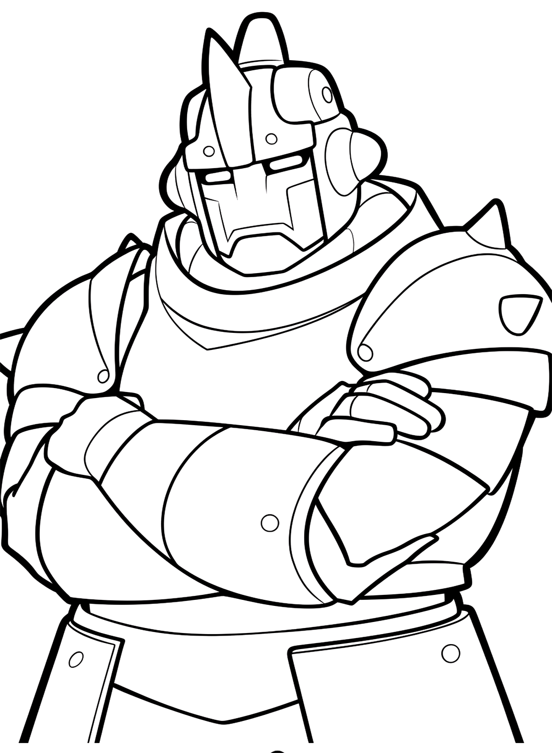 Alphonse Elric Coloring Book