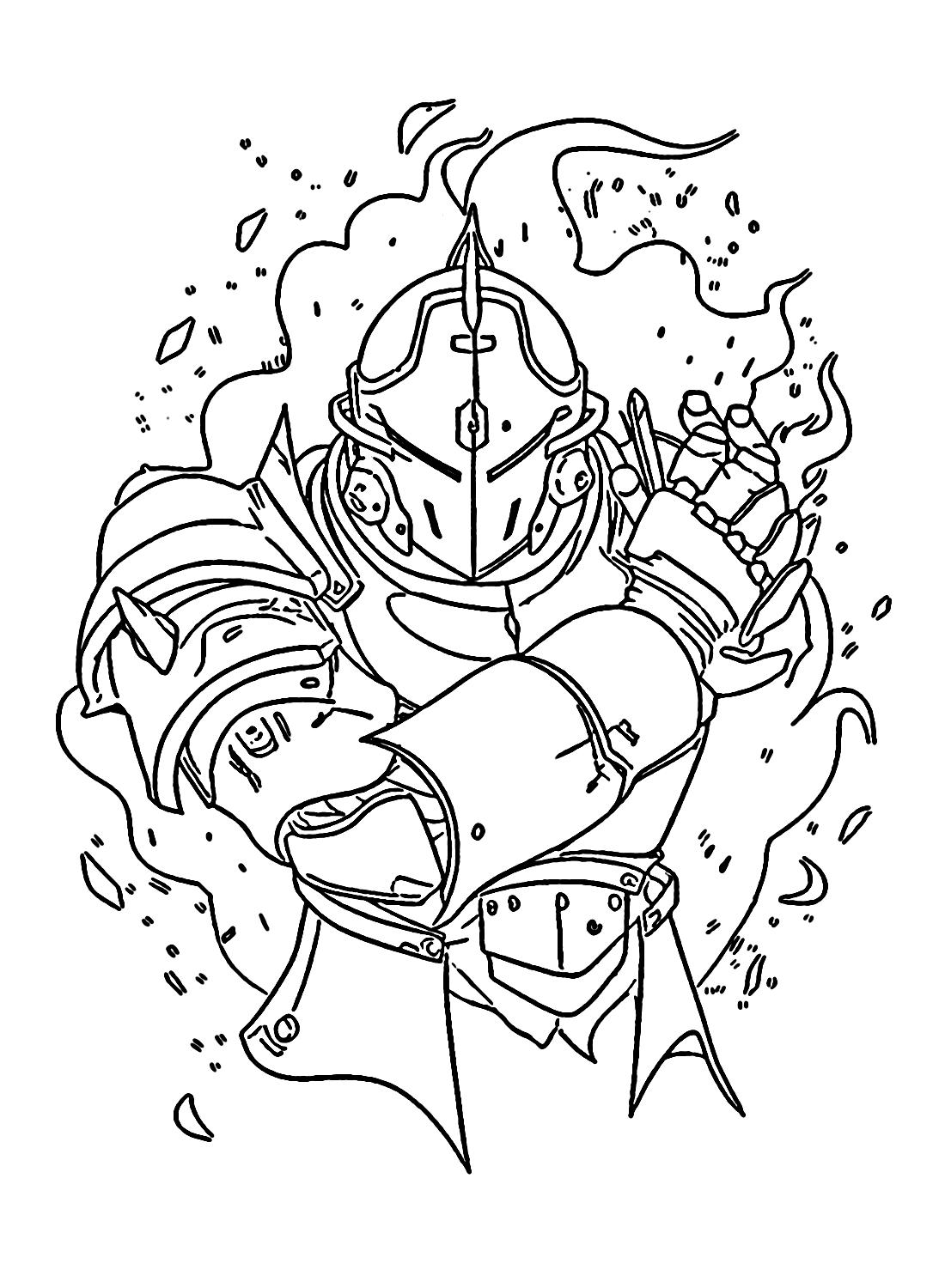 Alphonse Elric Coloring Page PDF from Alphonse Elric